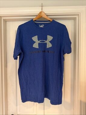 Under Armour Royal Blue Short Sleeve Logo Tee
